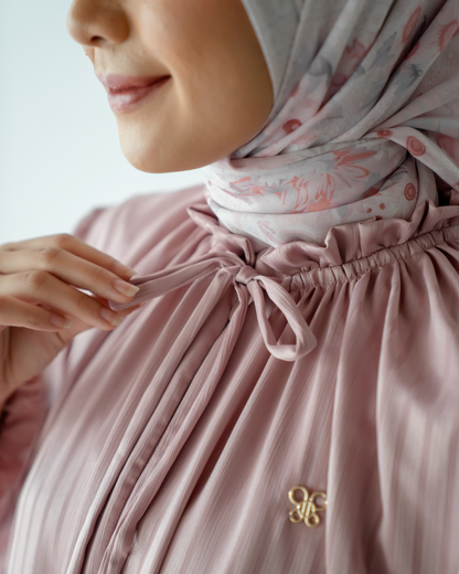 SENJA DRESS - FLAMINGO PINK (EID SERIES 2025)