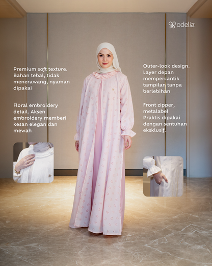 Sera OuterLook Dress - Pastel Rose