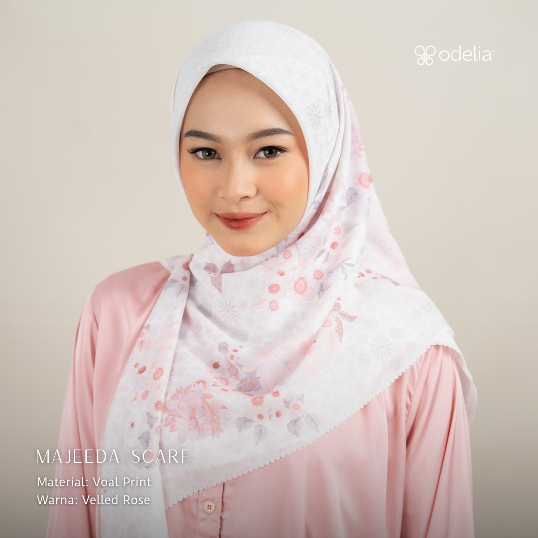 Majeeda Scarf - Velled Rose