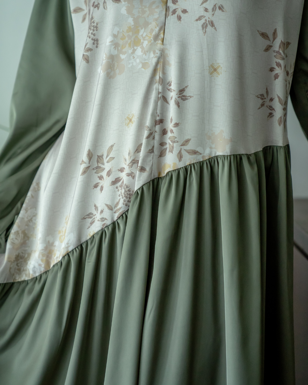 HAIFA DRESS - OLIVE ZEST (EID SERIES 2025)