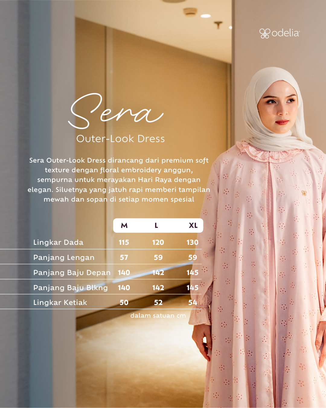 Sera OuterLook Dress - Pastel Rose
