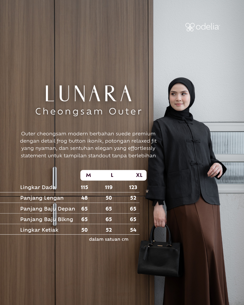 Outer Cheongsam - Luxe Black
