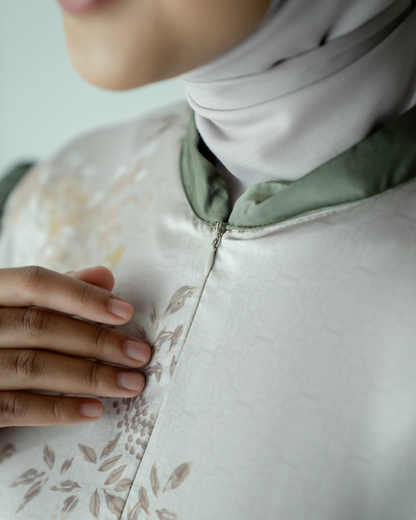 HAIFA DRESS - OLIVE ZEST (EID SERIES 2025)