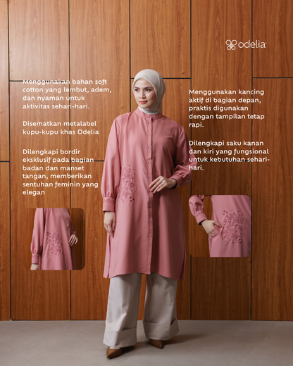 Sorelle Tunic - Dusty Rose