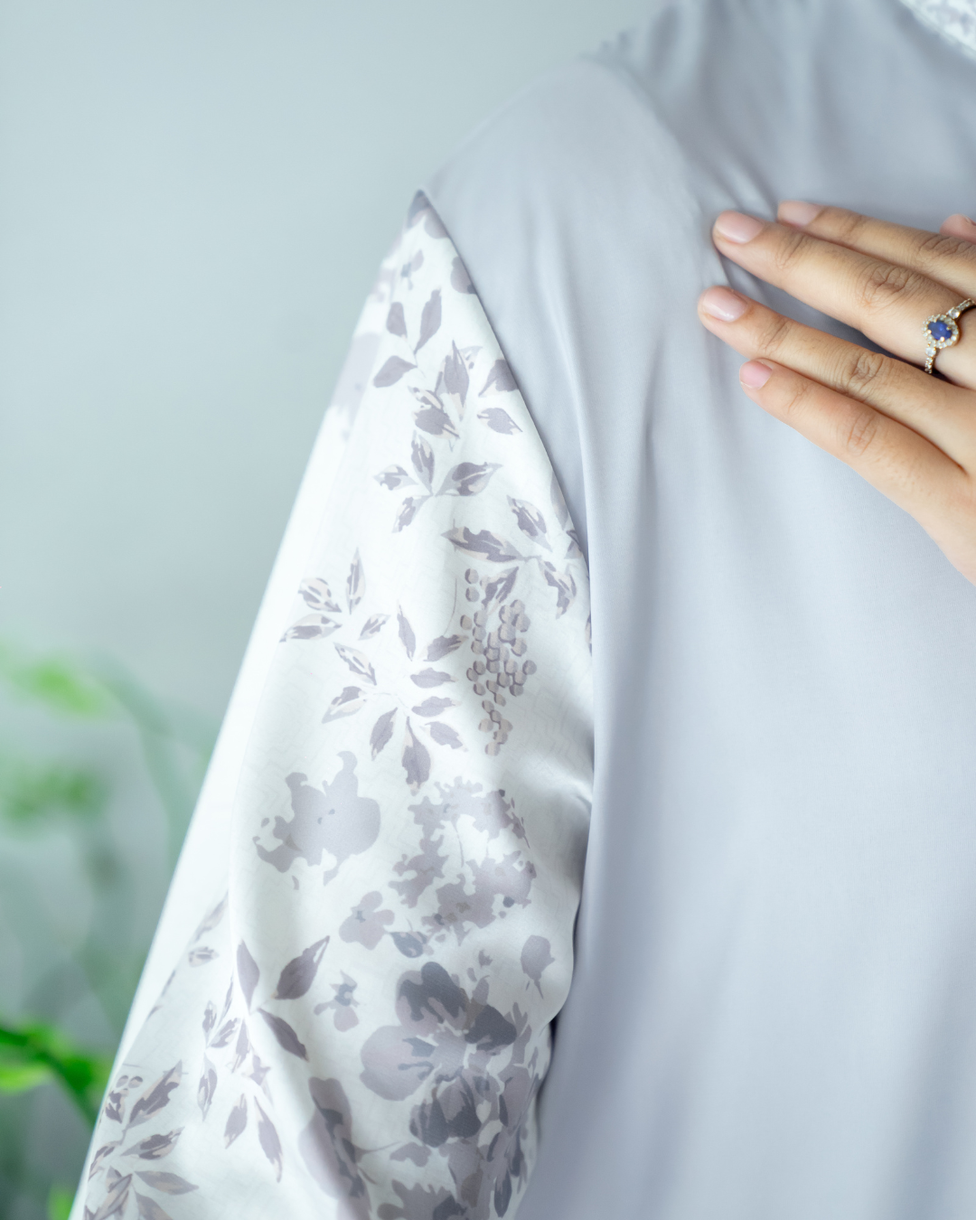 JANNA DRESS - SILKEN SNOW (EID SERIES 2025)