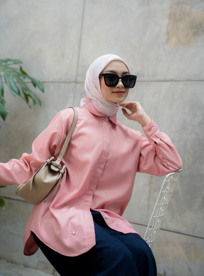 Alecia Shirt - Dusty Rose