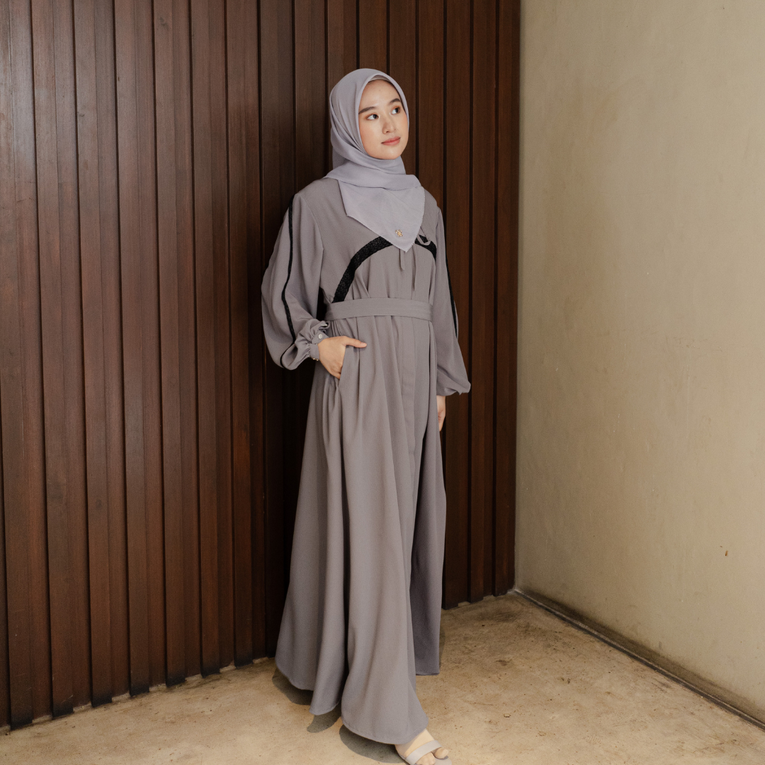 Seyne Dress - Opal Grey