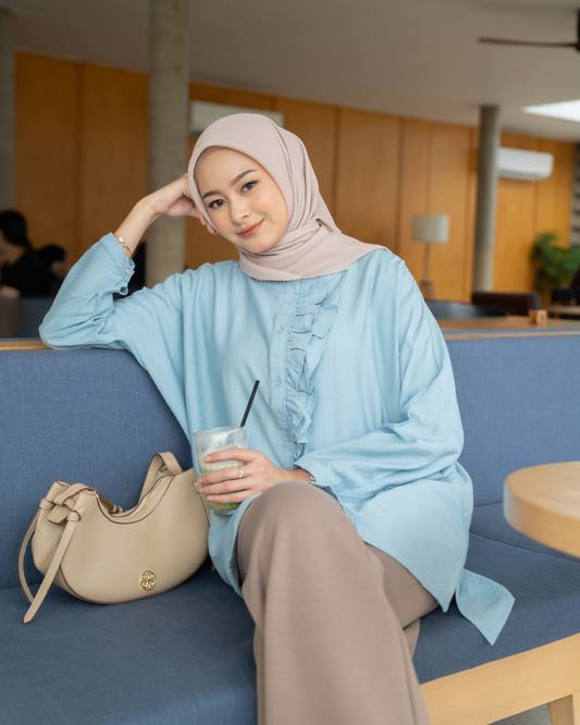 AURA TOP - AQUA SPLASH