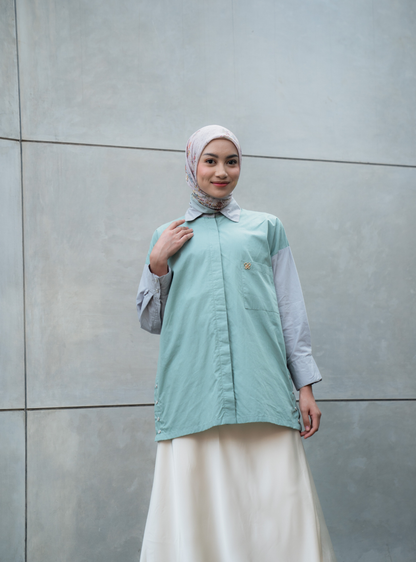 Verde Shirt - Ash Ocean