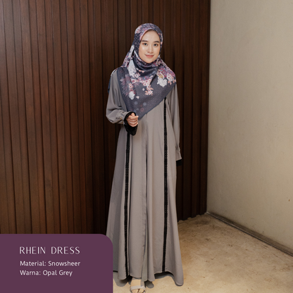 Rhein Dress - Opal Grey
