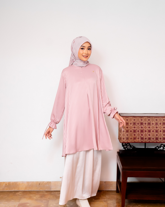 ARUNA TUNIK - FLAMINGO PINK (EID SERIES 2025)