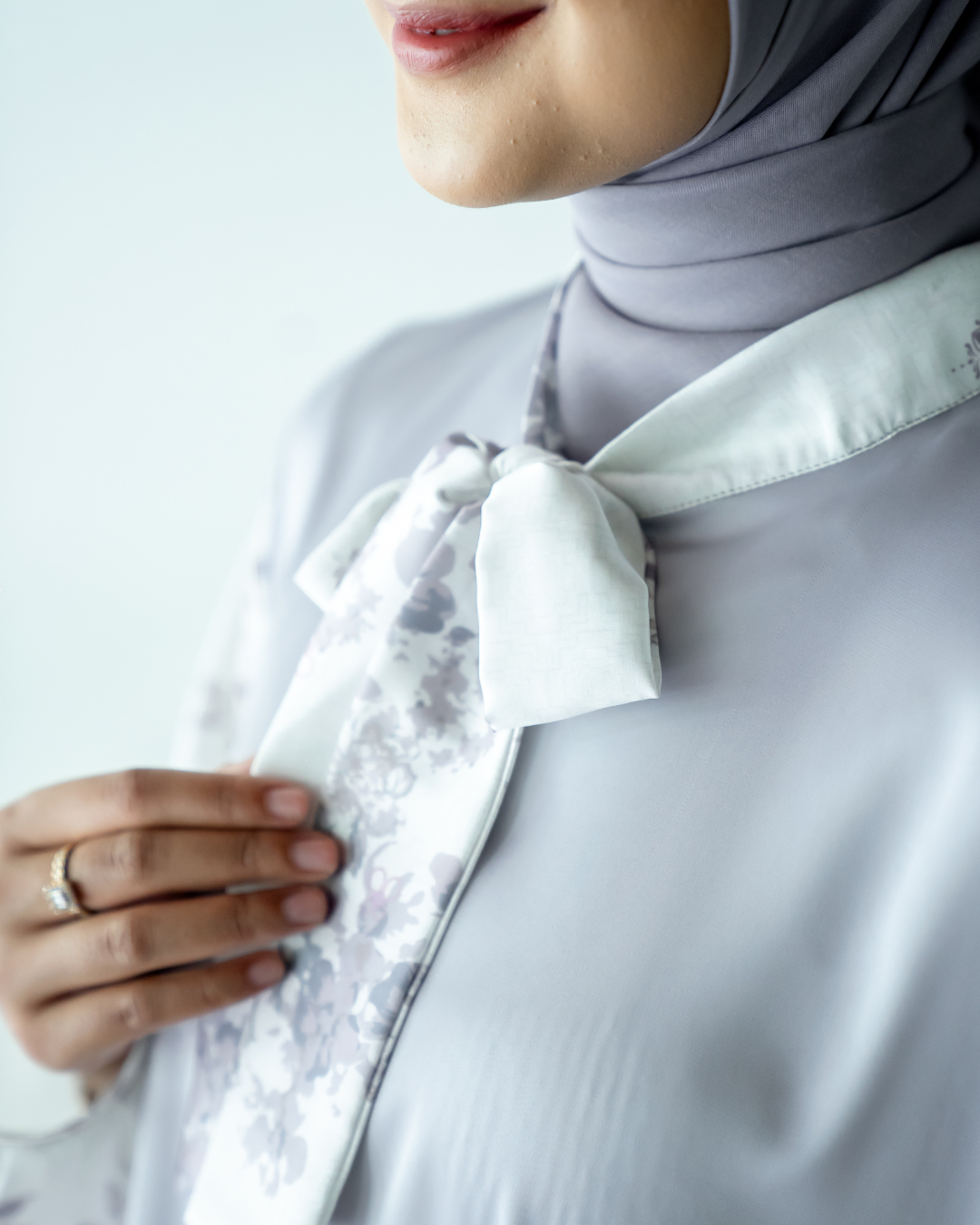 JANNA DRESS - SILKEN SNOW (EID SERIES 2025)