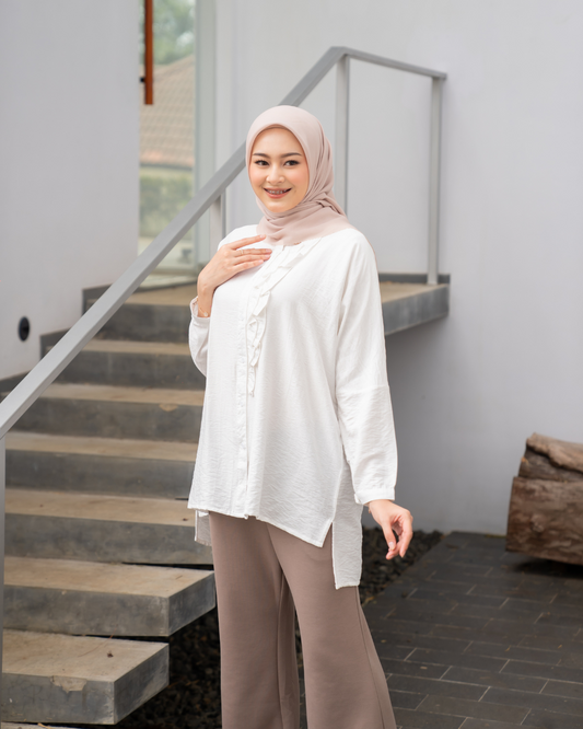 AURA TOP - BROKEN WHITE