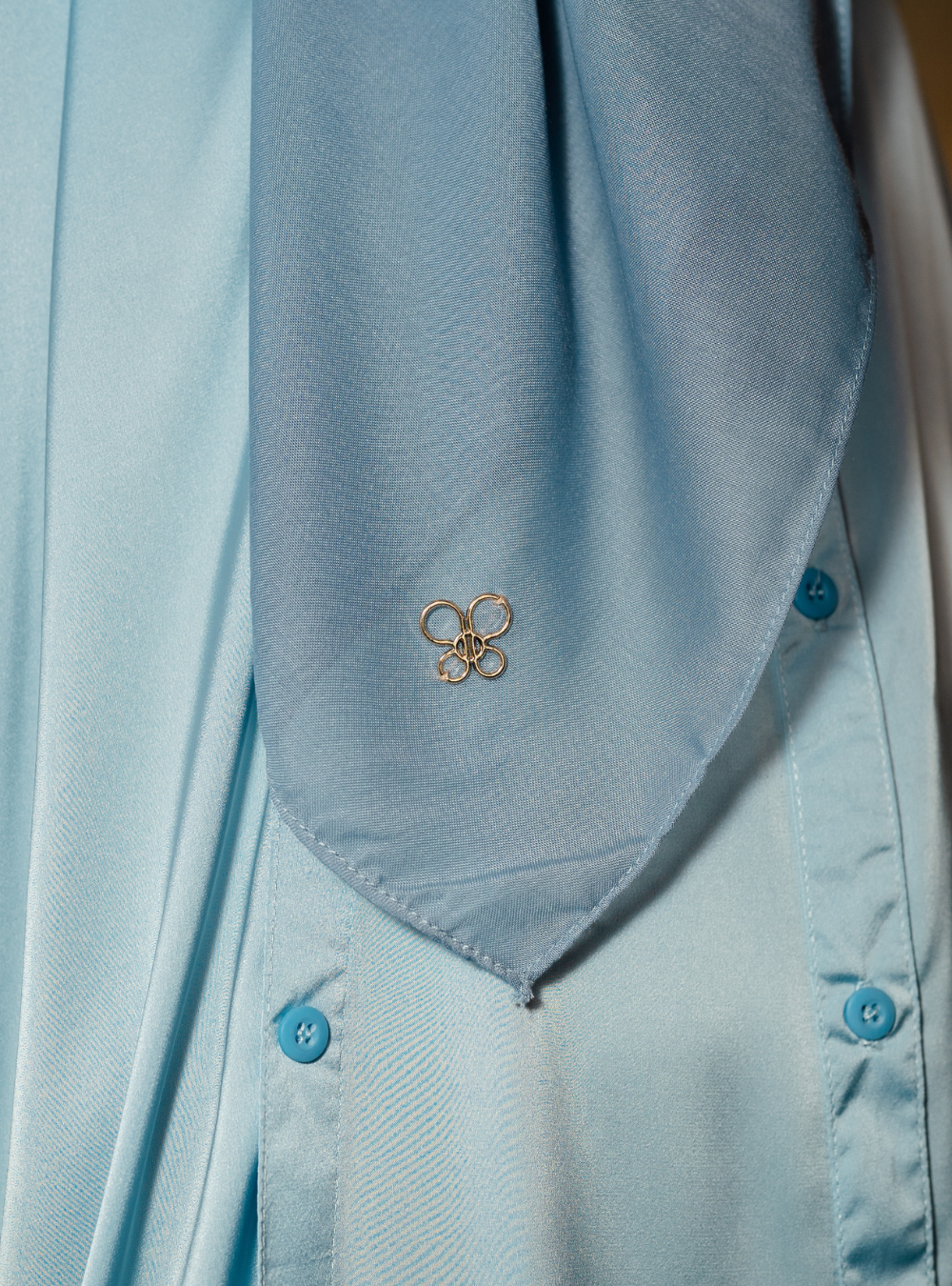 Aylin Scarf - Soft Denim