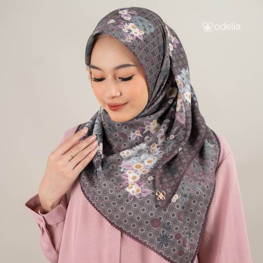 Majeeda Scarf - Burgundy