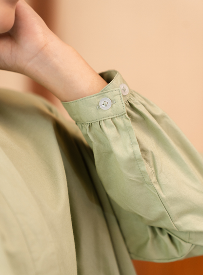 Serene Fold Shirt - Pistachio