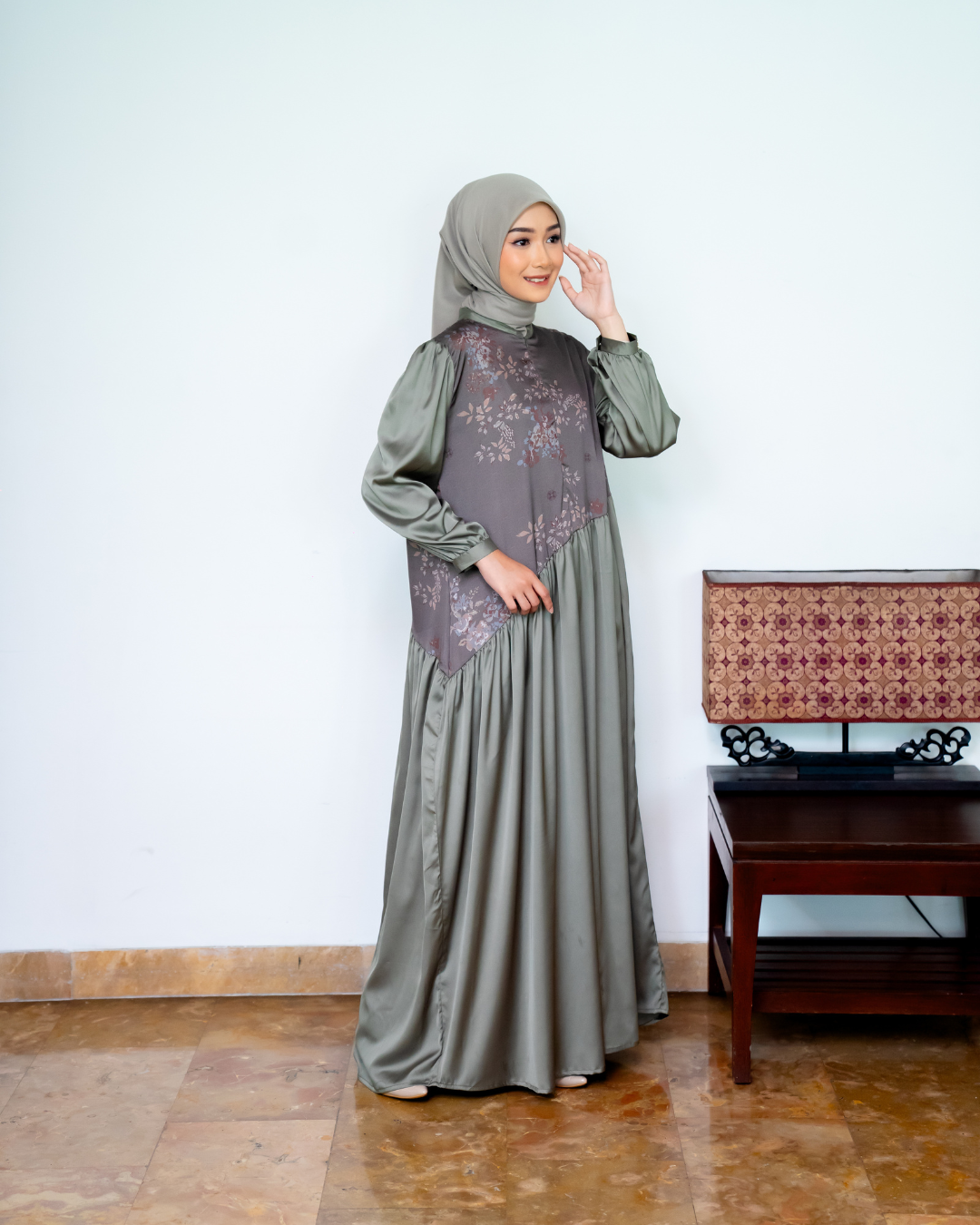 HAIFA DRESS - FOREST PINE (EID SERIES 2025)