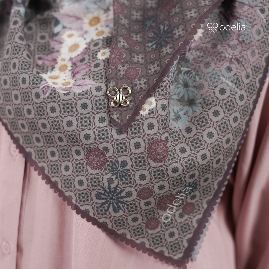 Majeeda Scarf - Burgundy