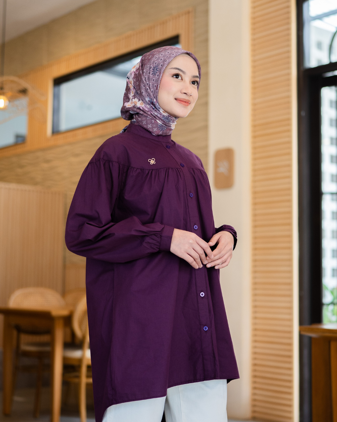 Carmia Shirt - Deep Purple