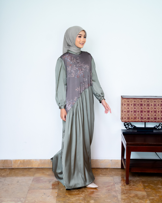 HAIFA DRESS - FOREST PINE (EID SERIES 2025)