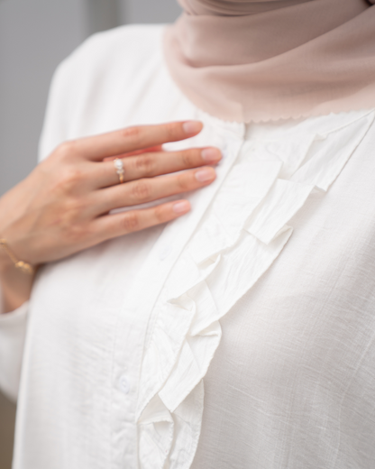 AURA TOP - BROKEN WHITE
