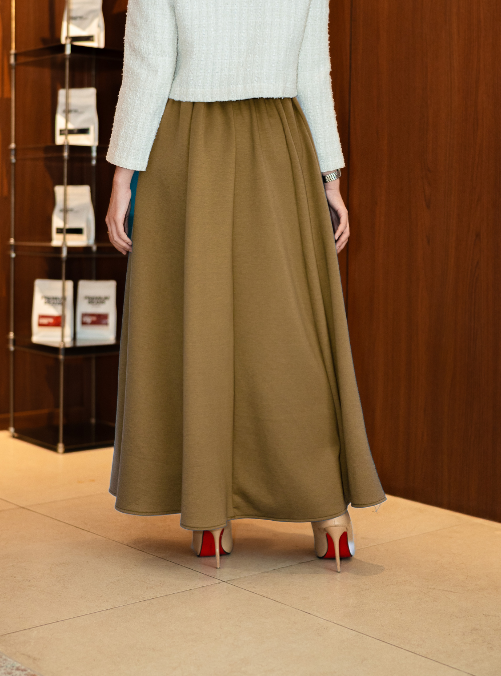 Elora Twirl Skirt - Caramel