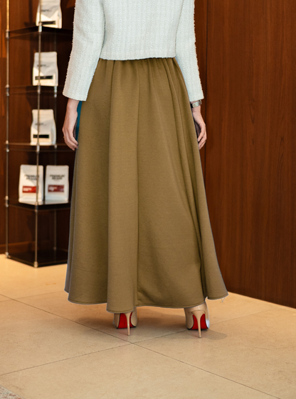 Elora Twirl Skirt - Caramel