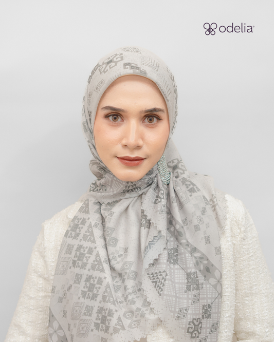 Ethnique Scarf - Stone Grey