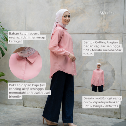 Alecia Shirt - Dusty Rose