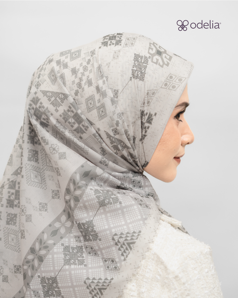 Ethnique Scarf - Stone Grey