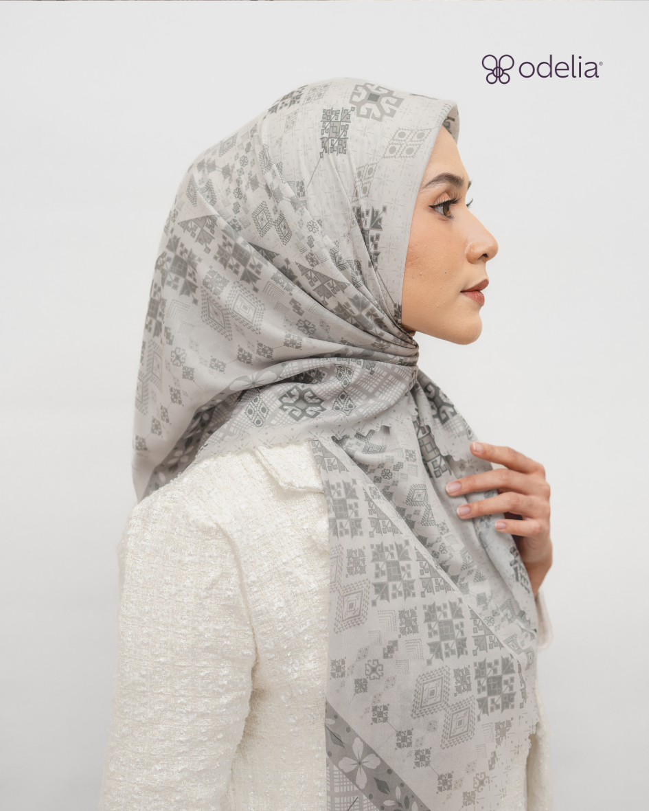 Ethnique Scarf - Stone Grey