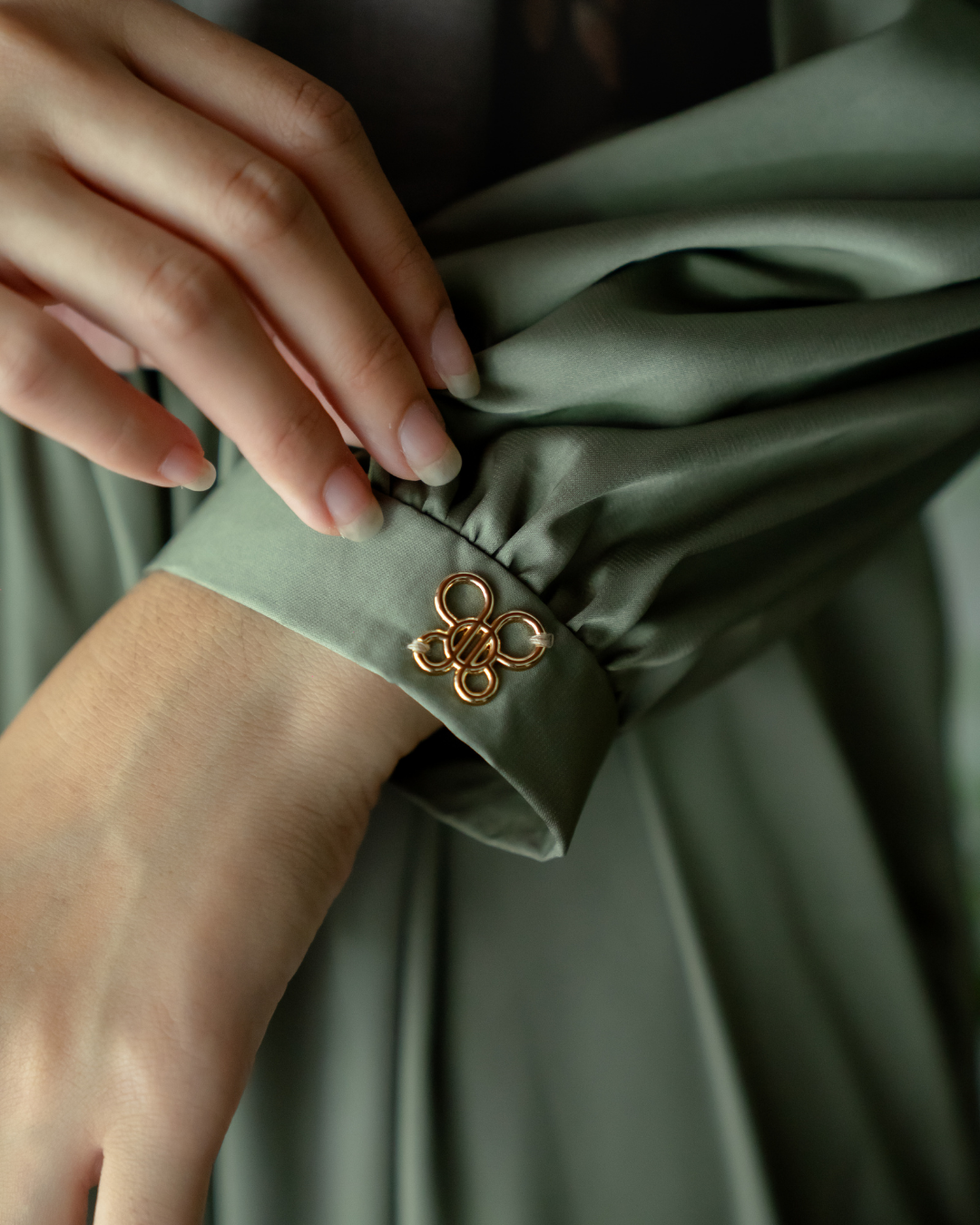 HAIFA DRESS - FOREST PINE (EID SERIES 2025)