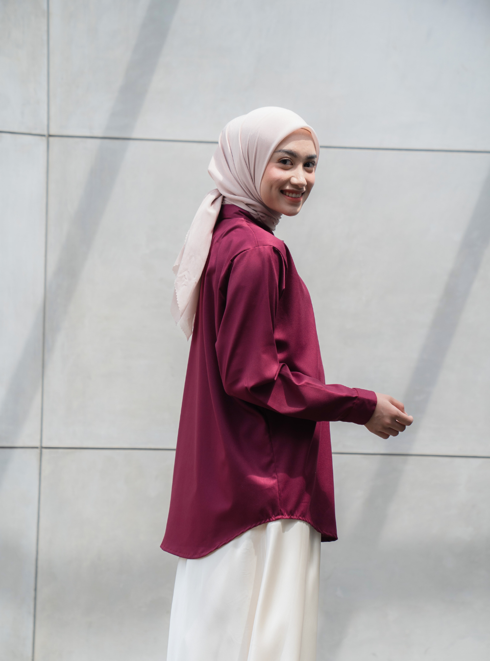 Alecia Shirt - Burgundy