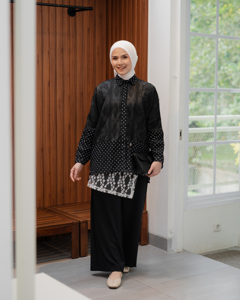 Origins Polka Shirt Lace