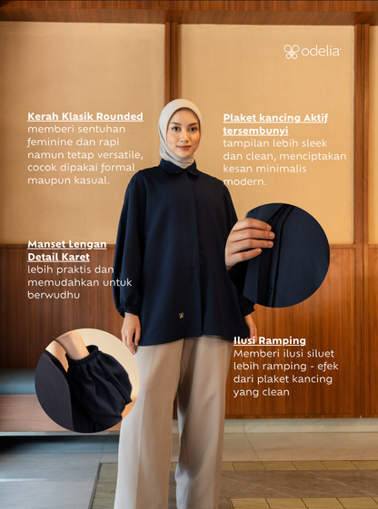 Emira Shirt - Navy