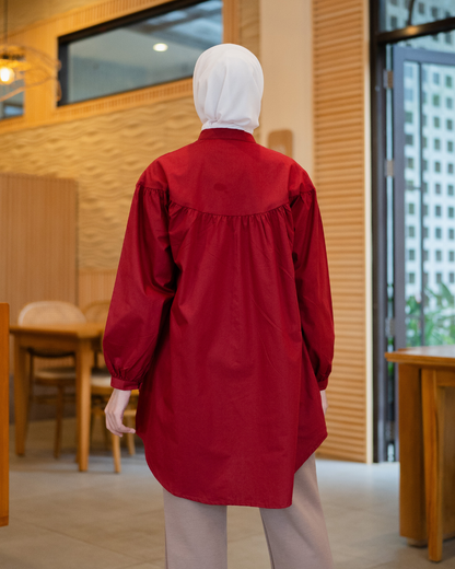 Carmia Shirt - Maroon