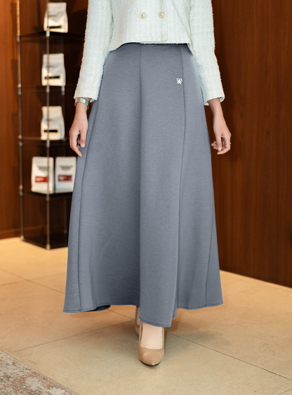 Elora Twirl Skirt - Grey