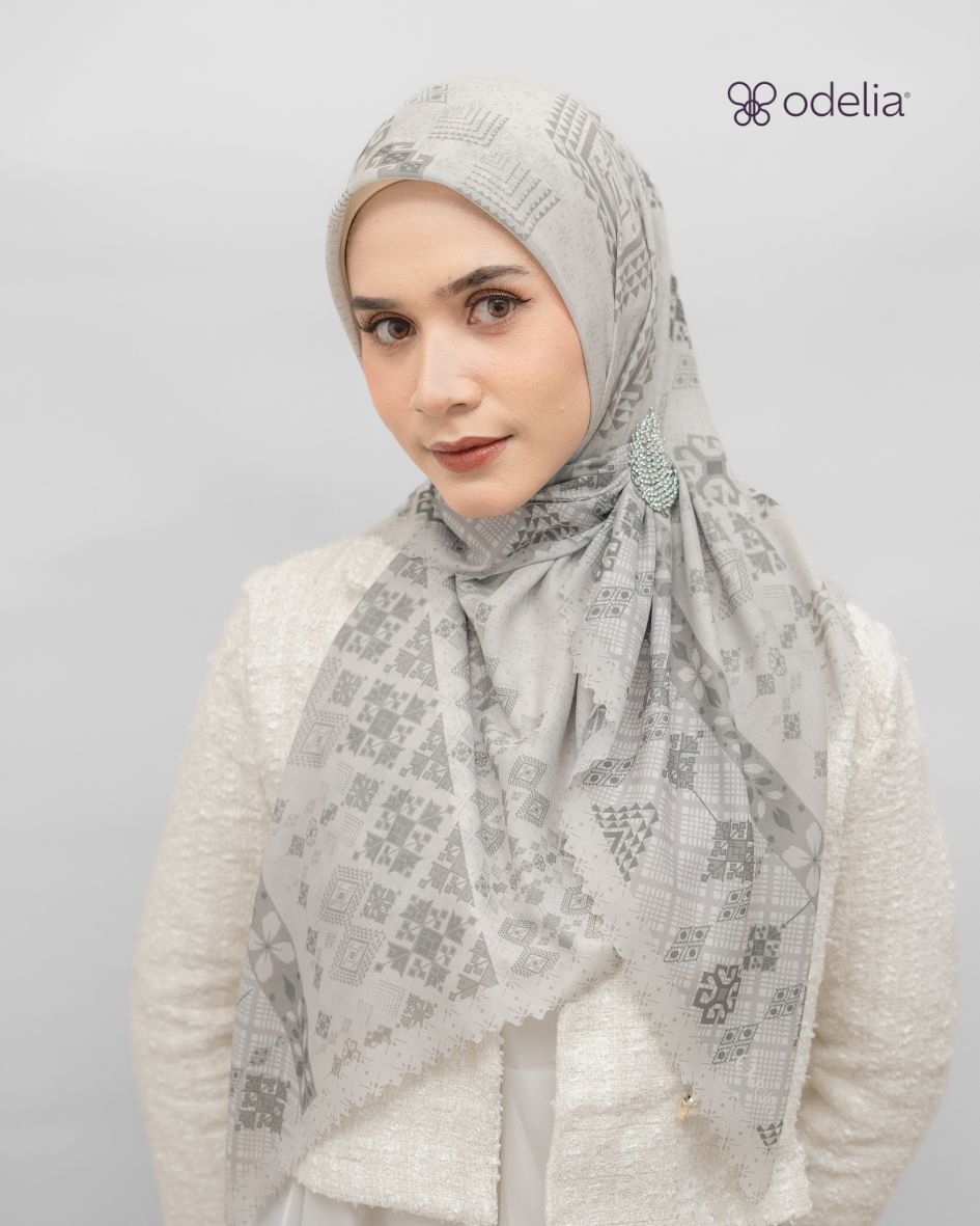 Ethnique Scarf - Stone Grey
