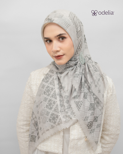 Ethnique Scarf - Stone Grey