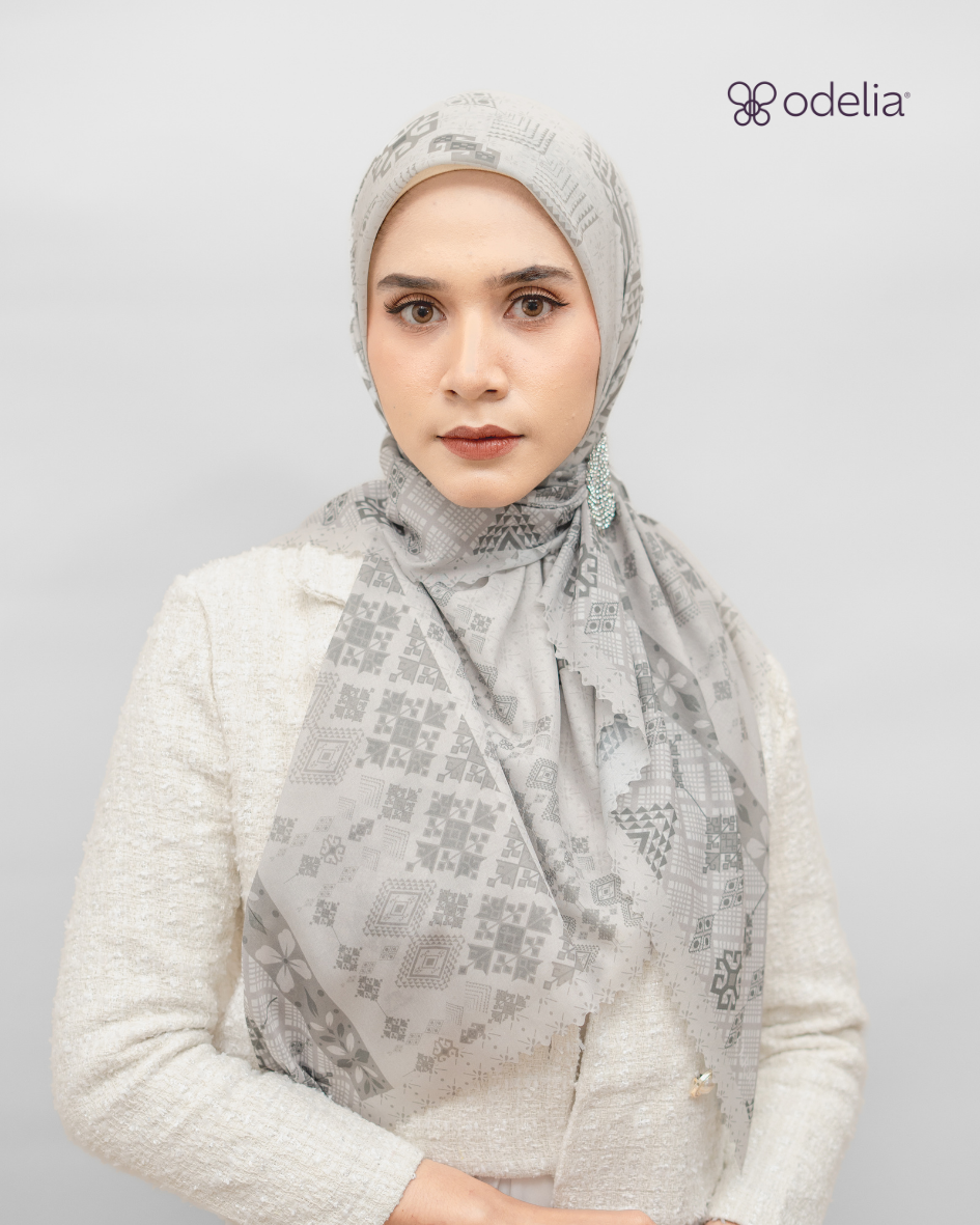 Ethnique Scarf - Stone Grey