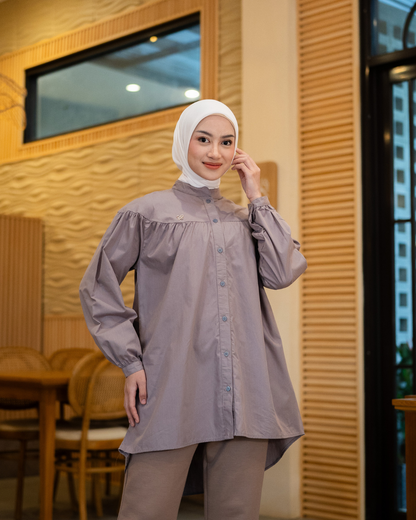 Carmia Shirt - Grey Ridge