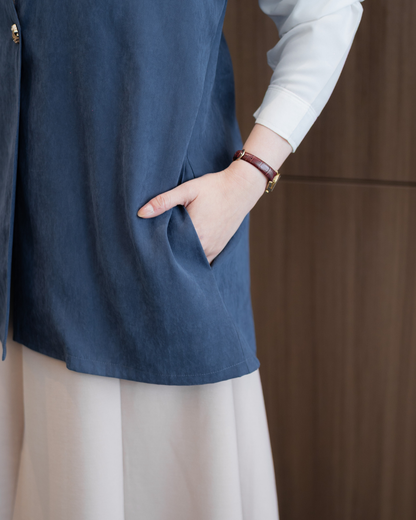 Classic Vest - Indigo