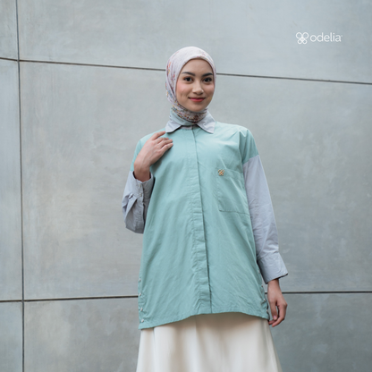 Verde Shirt - Ash Ocean