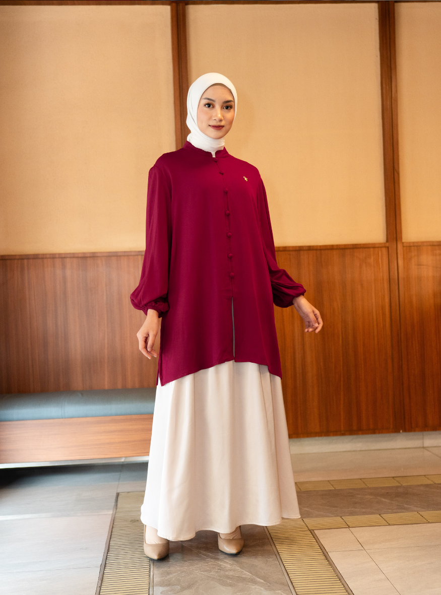 Aurora Tunik - Maroon