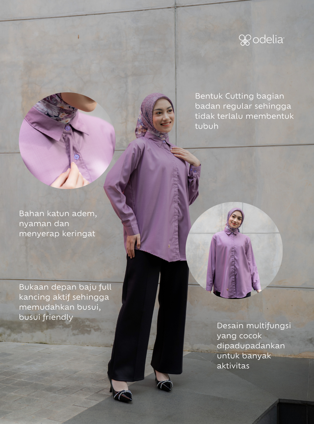 Alecia Shirt - Plum