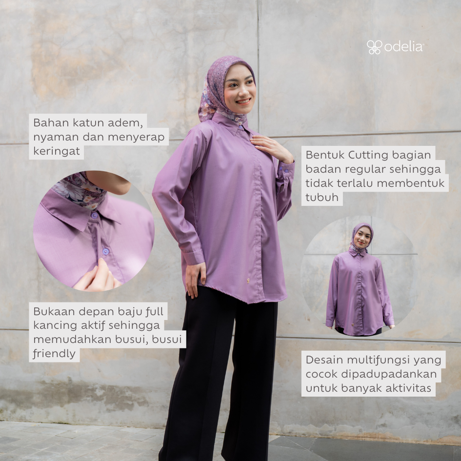 Alecia Shirt - Plum