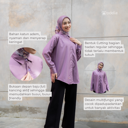 Alecia Shirt - Plum