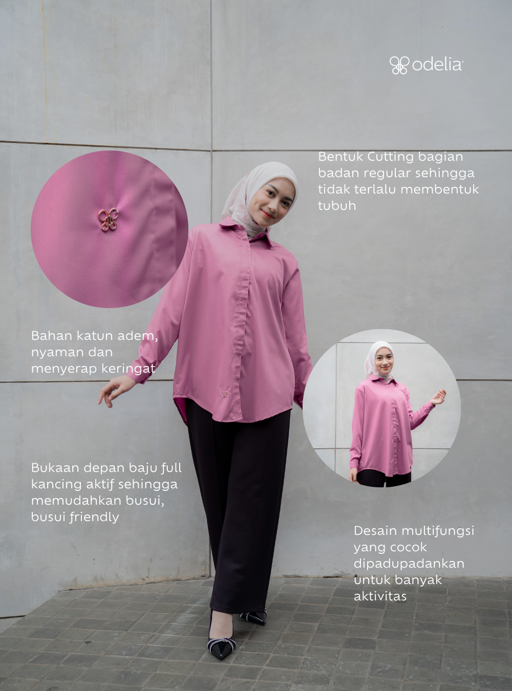 Alecia Shirt - Rouge