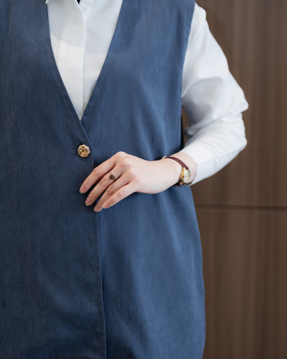 Classic Vest - Indigo