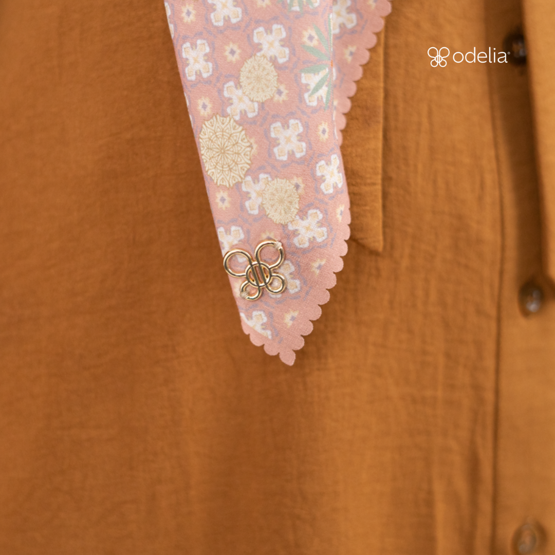 Majeeda Scarf - Copper Gold